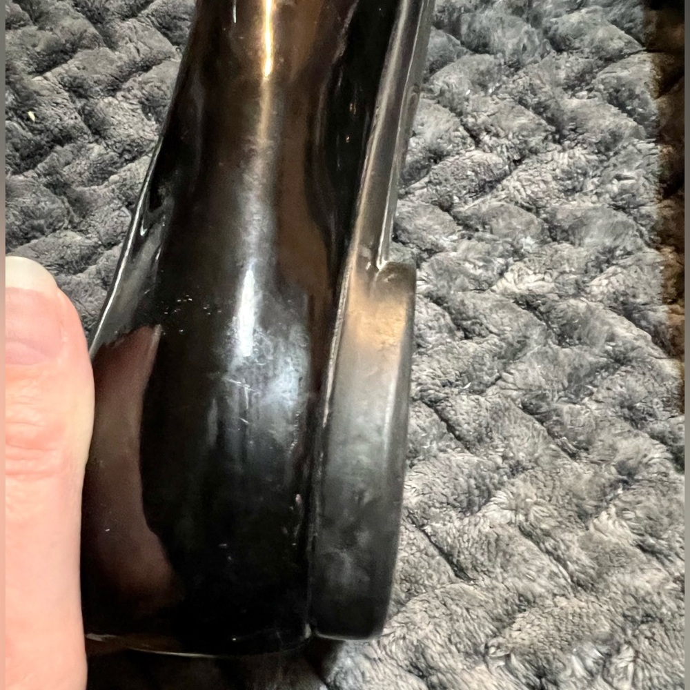 Salvatore Ferragamo Black Patent Leather Flats size 8.5 B. - Picture 8 of 10